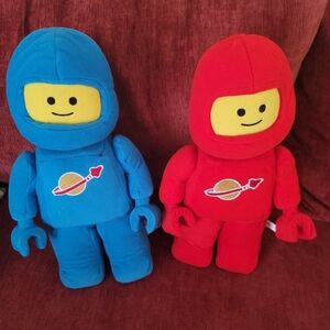 LEGO Collection x Target Minifigure Astronaut Plush (Blue) & (Red)